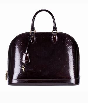 Louis Vuitton Alma GM Monogram Vernis Amarante (Burgandy) Bag